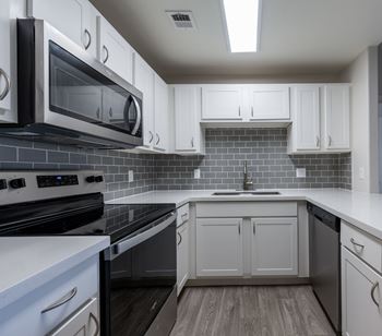 Tiled backsplash